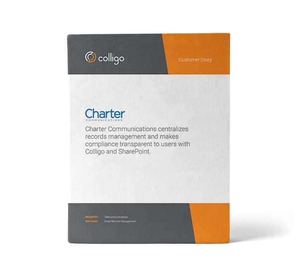 SharePoint Case Studies and Resources Charter Communications ﻿Colligo