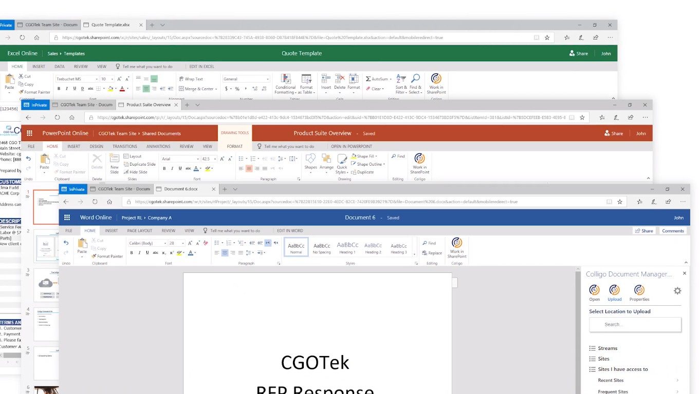 Document Manager for Office 365 1 Minute Video | Colligo