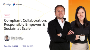 Webinar: Compliant Collaboration: Responsibly Empower & Sustain at Scale