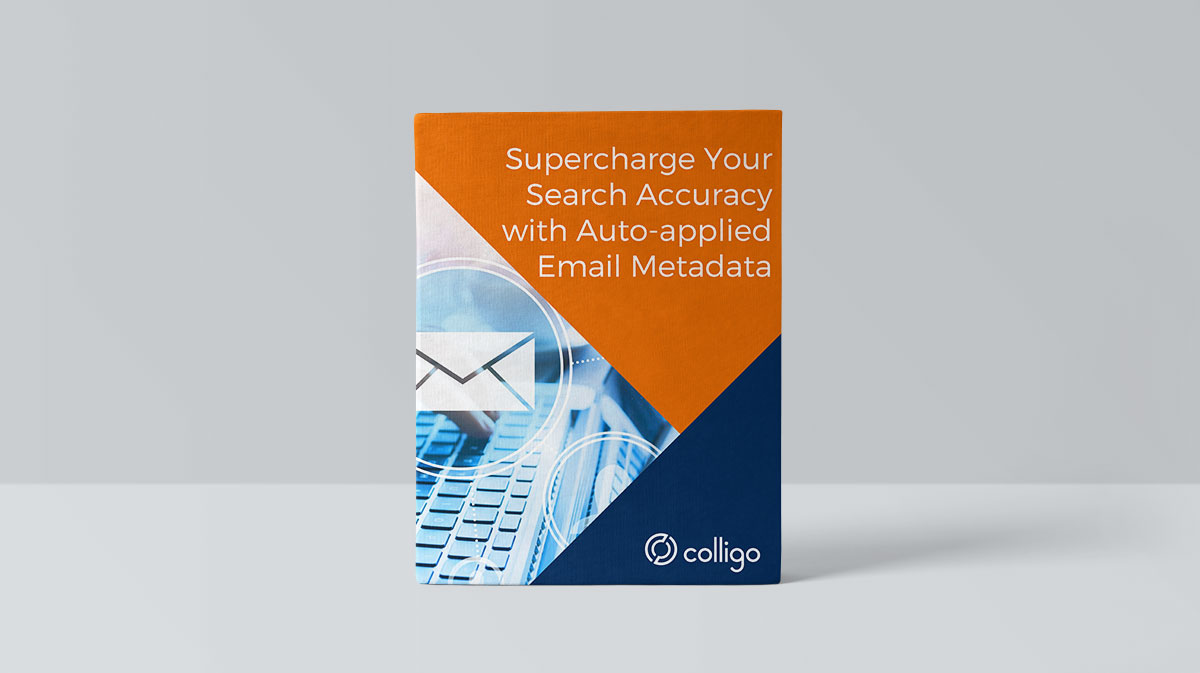 Supercharge Your Search Accuracy with Auto-applied Email Metadata Colligo. Image