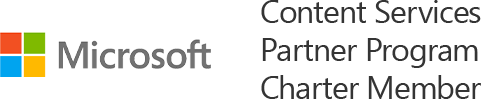 Microsoft Content Services Partner Program Charter Member Logo